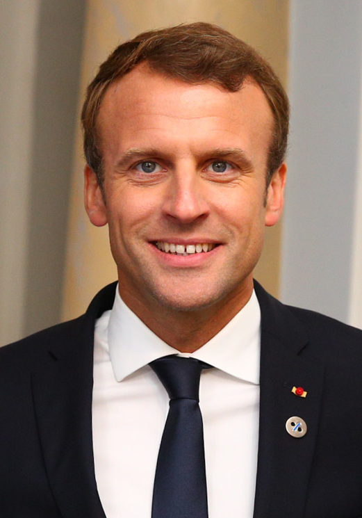 Portrait de Emmanuel Macron
