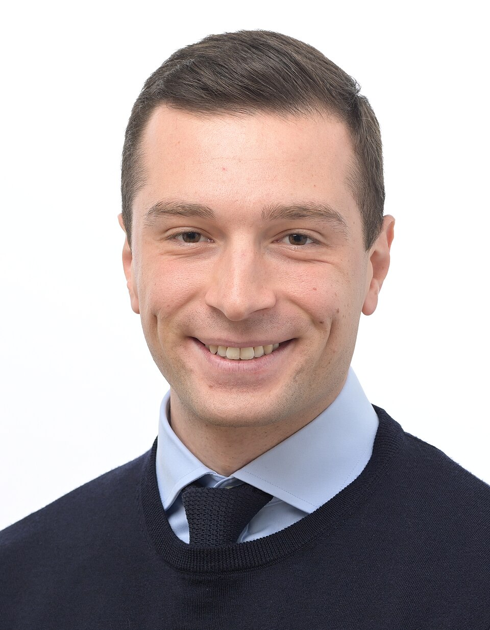 Portrait de Jordan Bardella, Rassemblement National